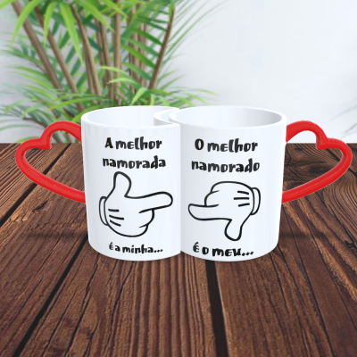 Par de Canecas Namorados Casais