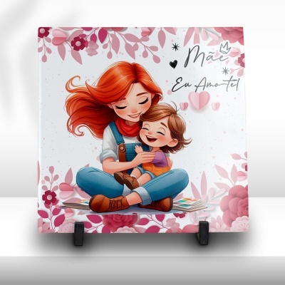 Azulejo Mãe Eu Amo-te Azulejo Mãe Eu Amo-te