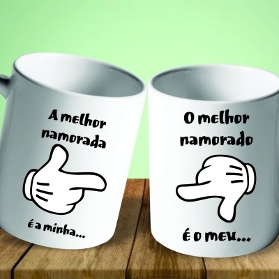 Par de Canecas Namorados Casais