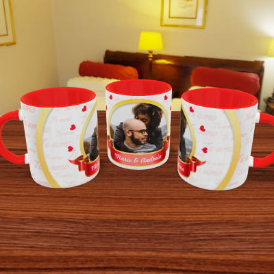Canecas Namorados Texto e Fotos - 12 Temas