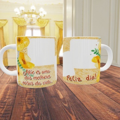 Caneca Dia da Mãe C/ Fotos - 5 Imagens