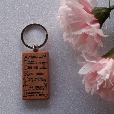Porta-Chaves "Adoro-te"