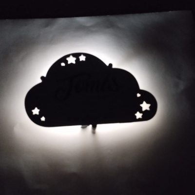 Luz de Presença em Forma de Nuvem Personalizado Luz de Presença em Forma de Nuvem Personalizado