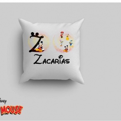 Capa de Almofada Personalizada Alfabeto Menino