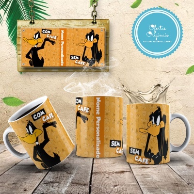Caneca Looney Tunes Café Sem Café Personalizada