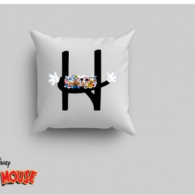 Capa de Almofada Alfabeto Disney Inicial Menino