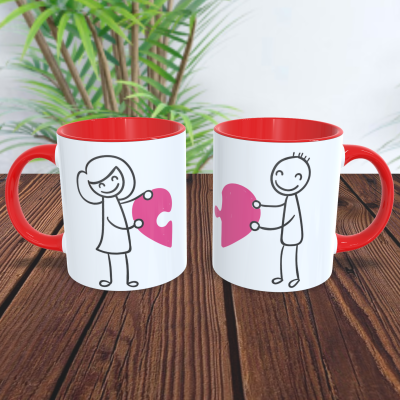 Par de Canecas Namorados Casais