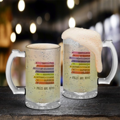 Caneca de Cerveja Ano Novo