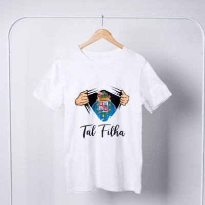 Conjunto 3 T-shirt FC PortoTal MãeTal Filho Tal Filha