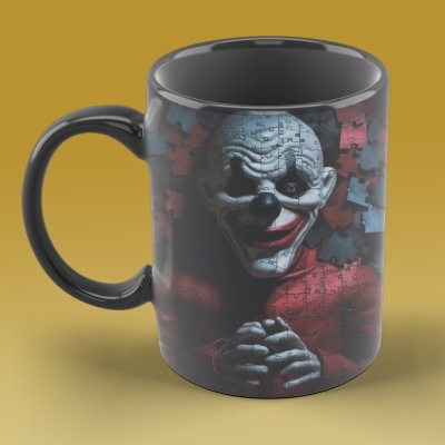 Caneca Terror Imagem  3D - Joker