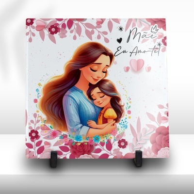 Azulejo Mãe Eu Amo-te Azulejo Mãe Eu Amo-te