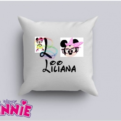 Capa de Almofada Personalizada Alfabeto Disney Menina