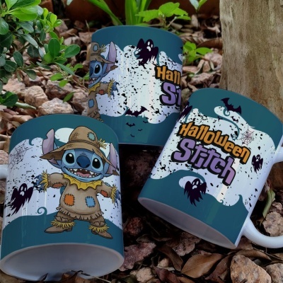 Caneca Stitch Hallowen