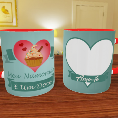 Caneca Namorados Com Foto - 18 Temas