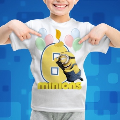 T-shirt Aniversário  Criança