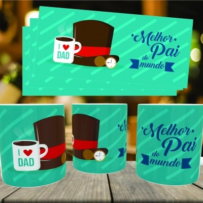 Caneca Melhor Pai do Mundo - 6 Imagens