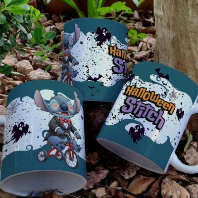 Caneca Stitch Hallowen
