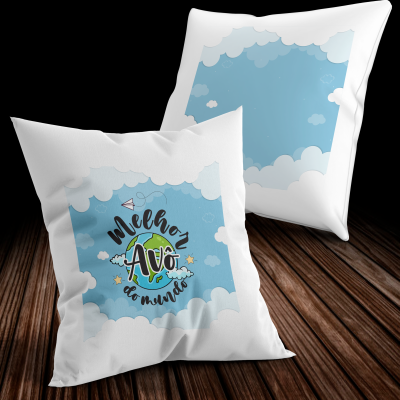 Capa de Almofada Melhor Avó/Avô