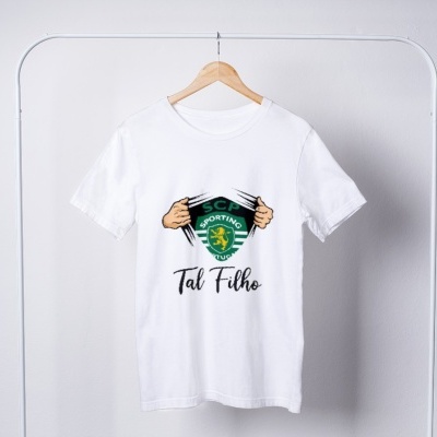 Conjunto 3 T-shirt SportingTal MãeTal Filhos