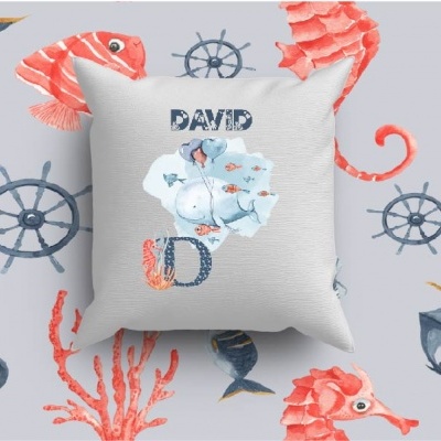 Almofada Alfabeto Menino Personalizado