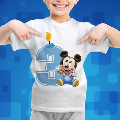 T-shirt Aniversário  Criança