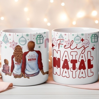Caneca Natal Família