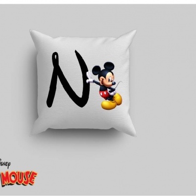 Capa de Almofada Alfabeto Disney Inicial Menino