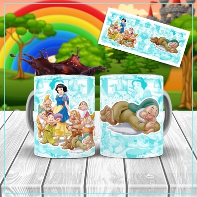 Canecas Branca de Neve e os 7 Anões