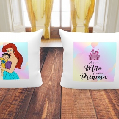 Capa de Almofada Mãe Princesa
