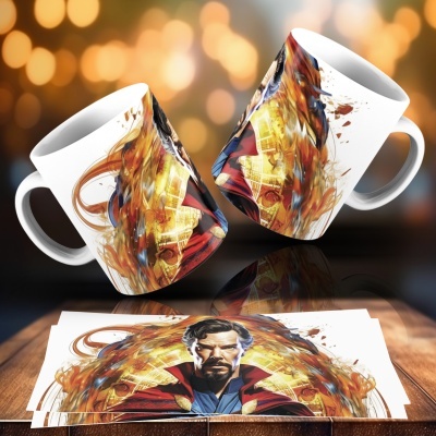 Caneca Heróis e Vilões Imagem 3D