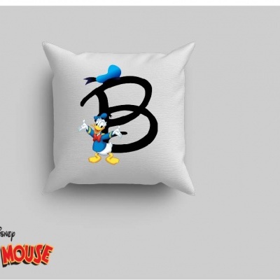 Capa de Almofada Alfabeto Disney Inicial Menino
