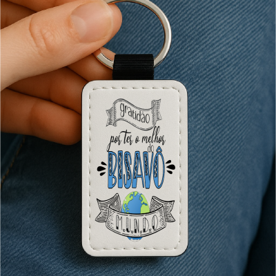 Porta-Chaves Avós Melhores do Mundo