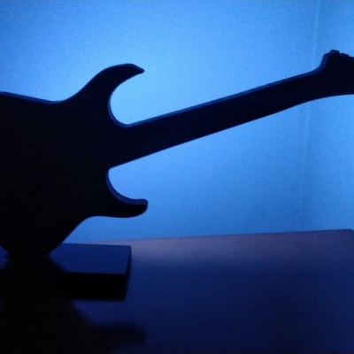 Candeeiro Led Personalizado Guitarra