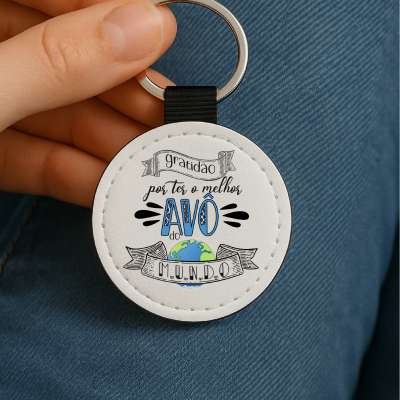 Porta-Chaves Avós Melhores do Mundo