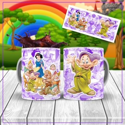 Canecas Branca de Neve e os 7 Anões