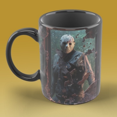 Caneca Terror Imagem  3D - Sexta-feira 13 - Jason