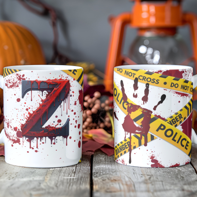 Caneca Alfabeto Hallowen