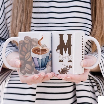 Caneca Alfabeto Café