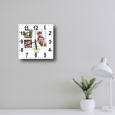 Relógio de Parede Pai Personalizado Relógio de Parede Pai Personalizado