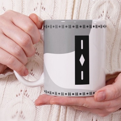 Caneca Alfabeto Geometrico
