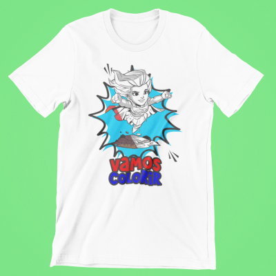 T-Shirts Vamos Colorir Heróis e Vilões DC