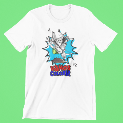 T-Shirts Vamos Colorir Heróis e Vilões DC