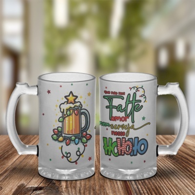 Caneca de Cerveja Natal