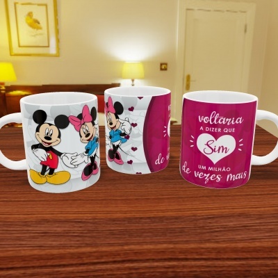 Canecas Namorados Mickey e Minnie - 12 Temas
