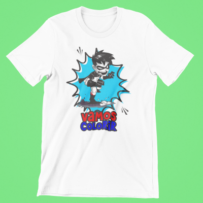 T-Shirts Vamos Colorir Heróis e Vilões DC