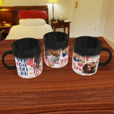 Canecas Love Collage - 9 Temas