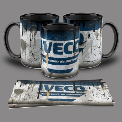 Canecas Marcas de Camiões Lata de Óleo