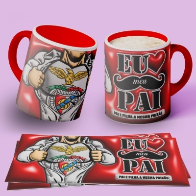 Caneca Benfica Pai Mesma Paixão
