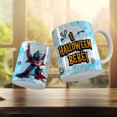 Caneca Stitch Hallowen
