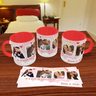 Canecas Love Collage - 9 Temas